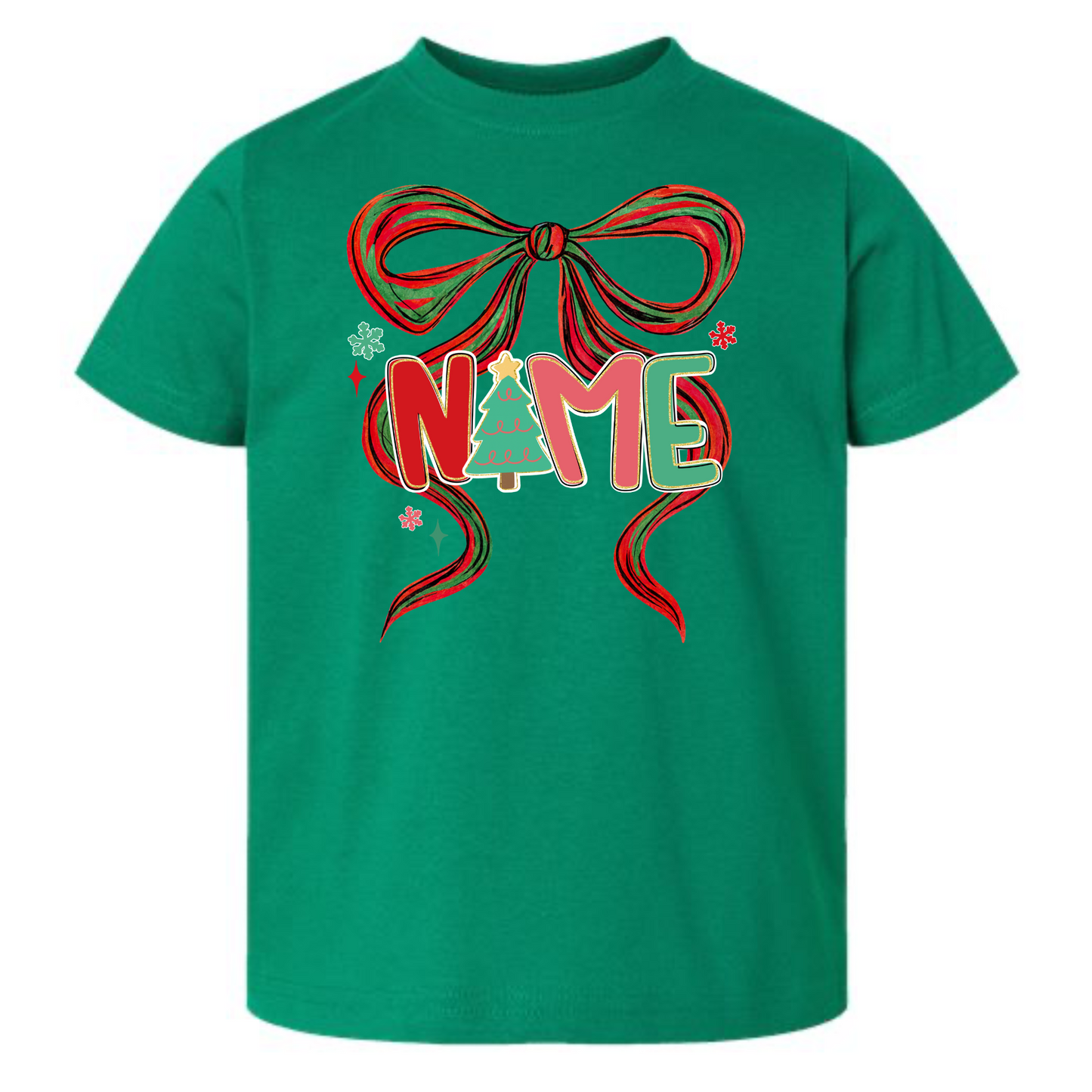 Christmas Custom Name Tee๐