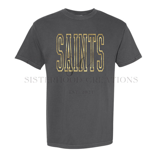 Gold Foil Varsity SAINTS