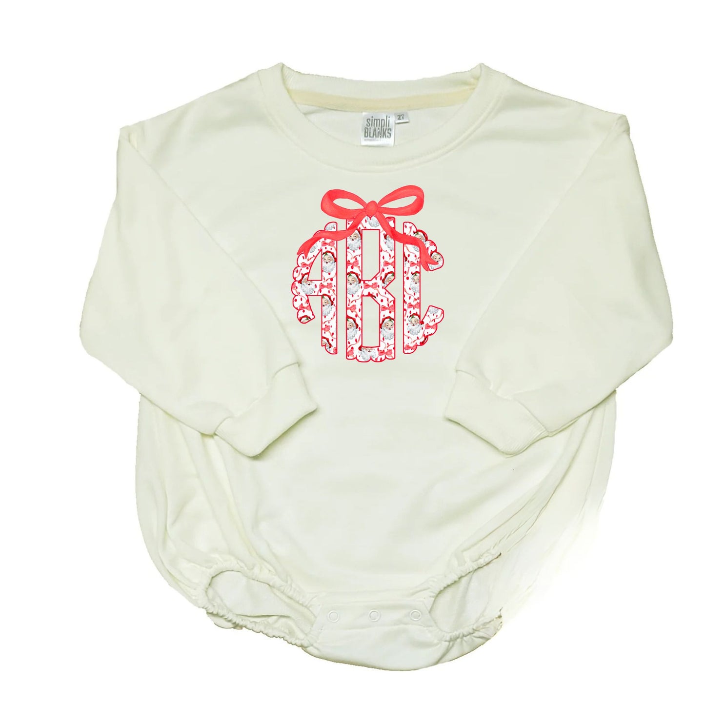 Holiday Monogram Bow Collection