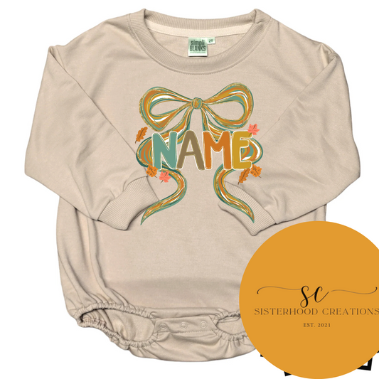 Fall Custom Name Bubble🍂