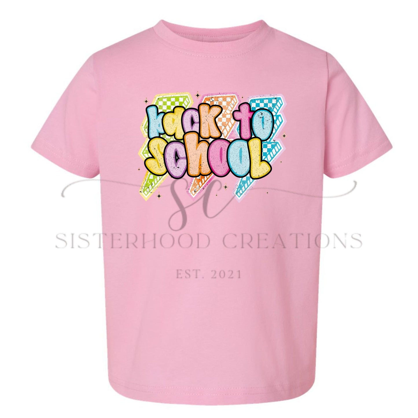 Back to School Lightening Bolt Tee