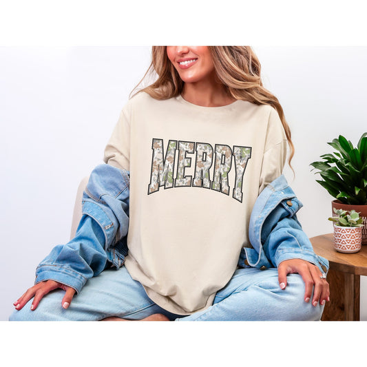 π Merry Camo Tee