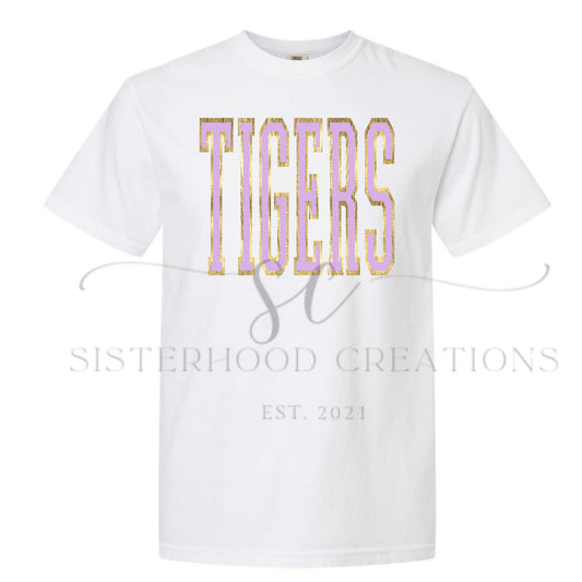 Gold Foil Varsity TIGERS