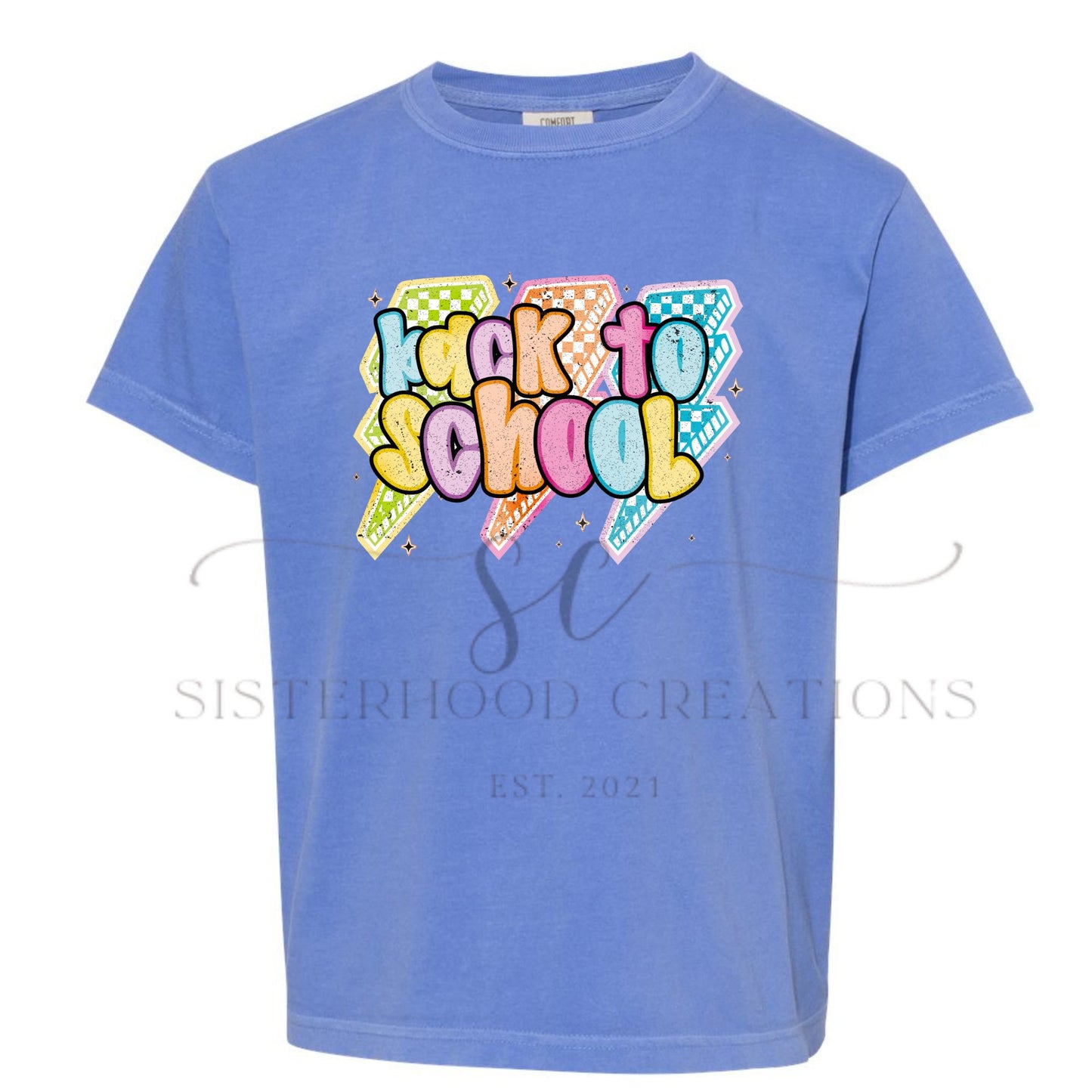 Back to School Lightening Bolt Tee