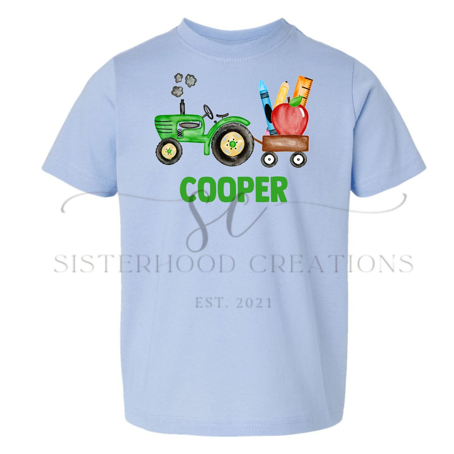 Rollin' Back to School Tractor Tee