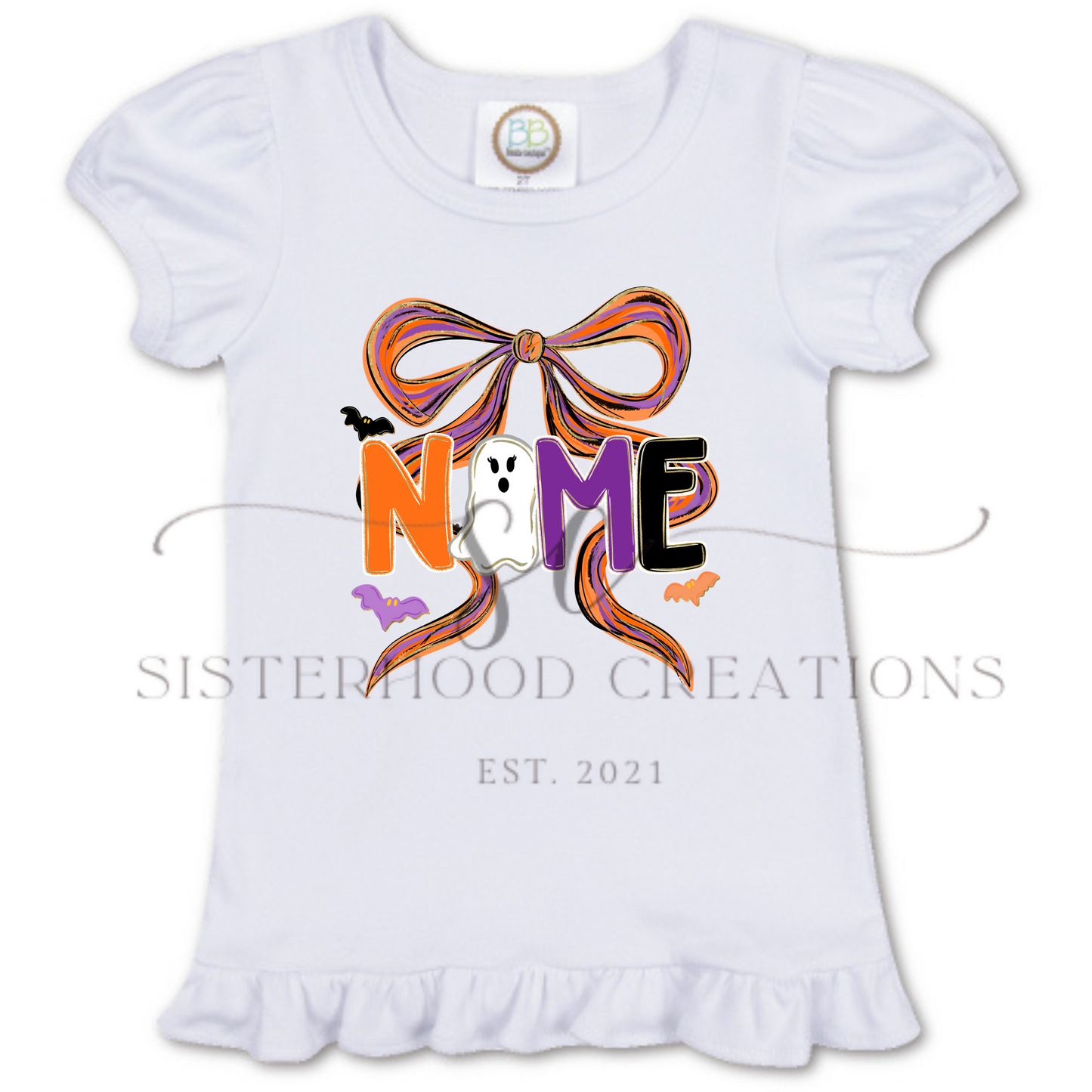 Custom BOO-tiful Name Tee/Sweat