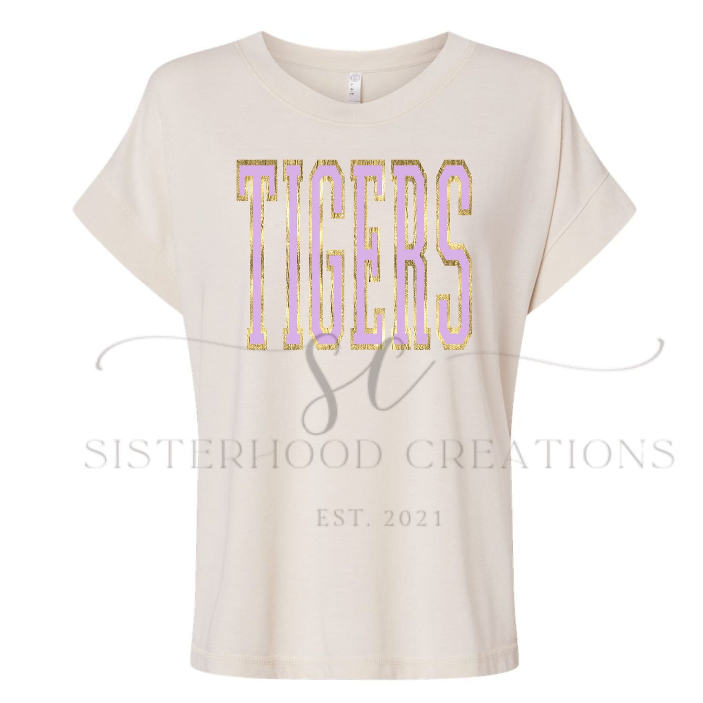 Gold Foil Varsity TIGERS