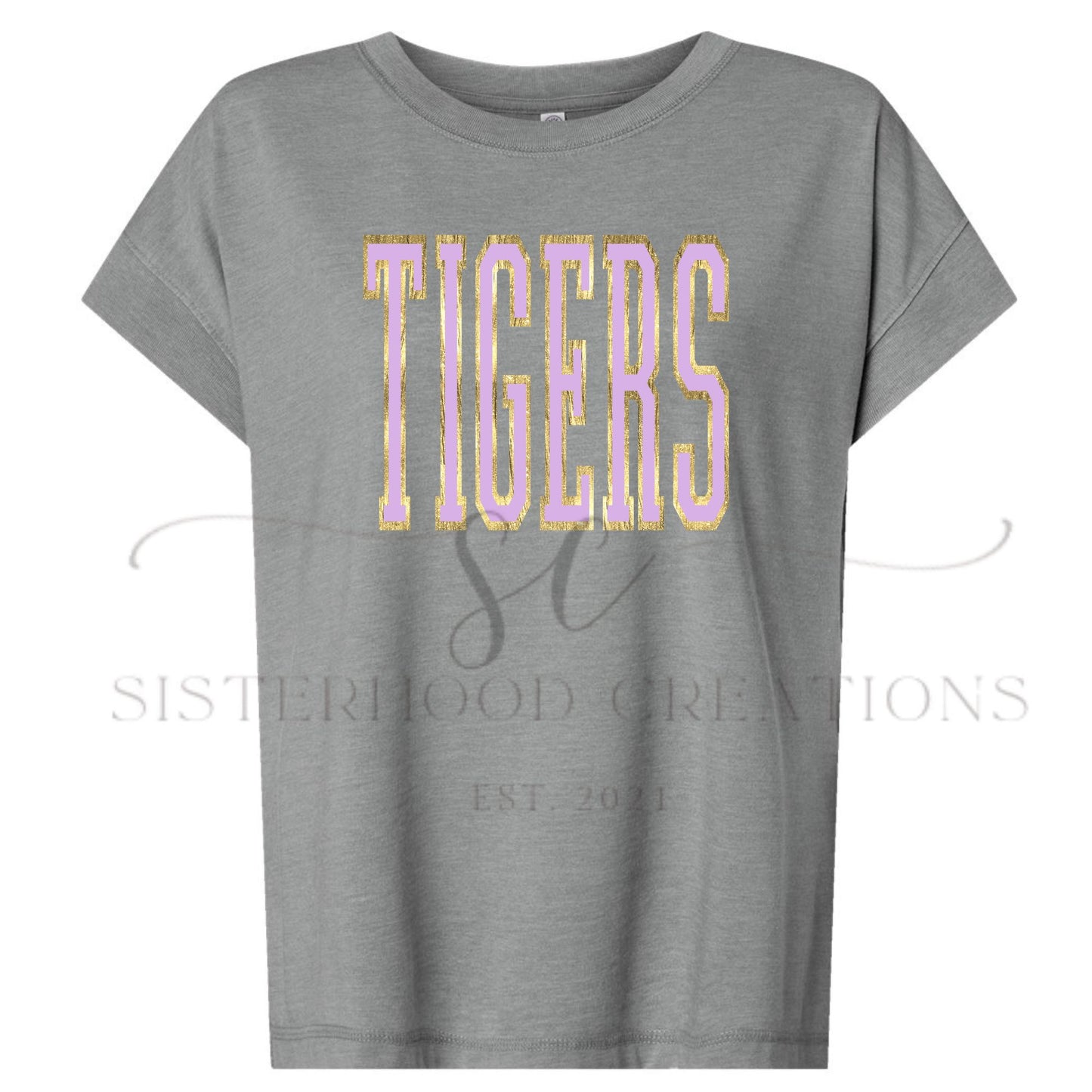 Gold Foil Varsity TIGERS