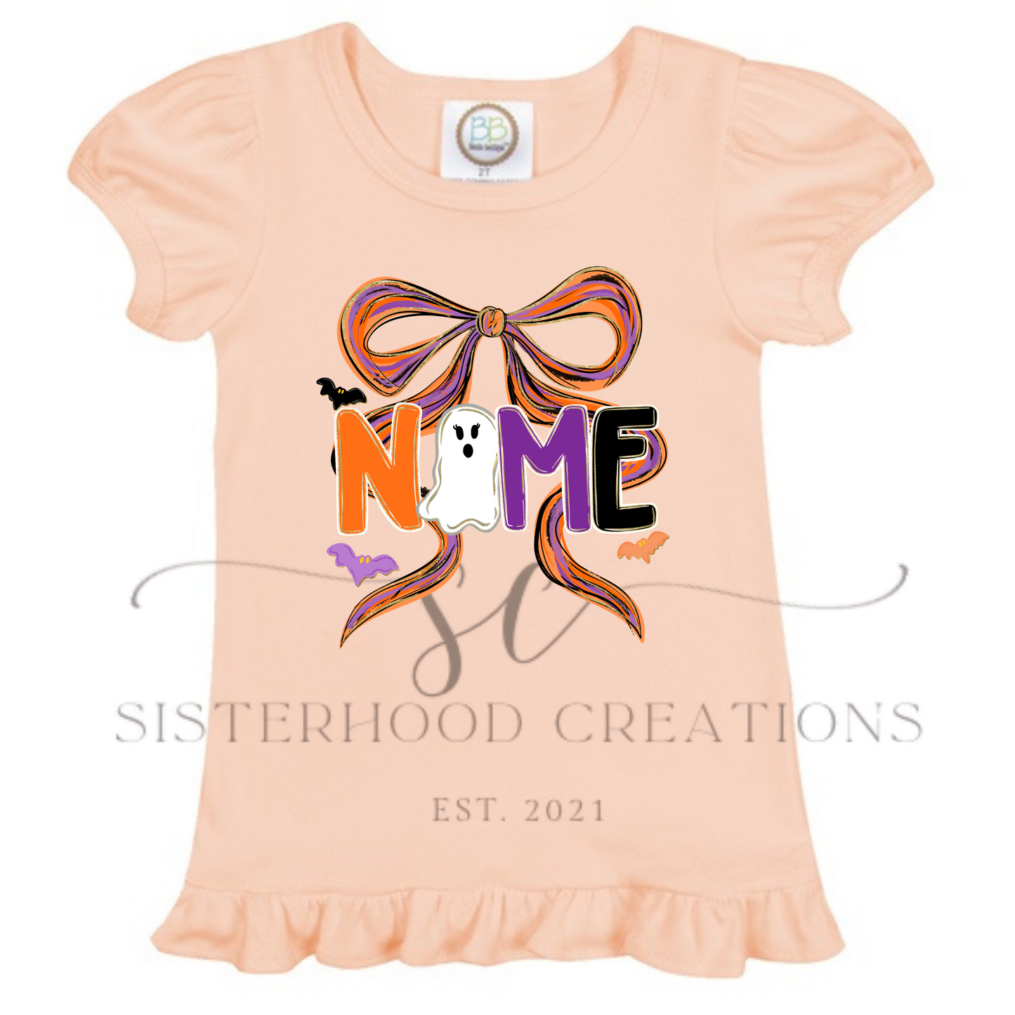 Custom BOO-tiful Name Tee/Sweat
