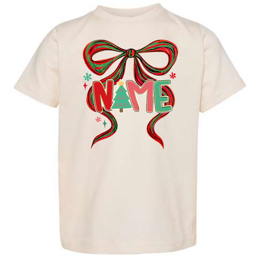 Christmas Custom Name Tee🎄