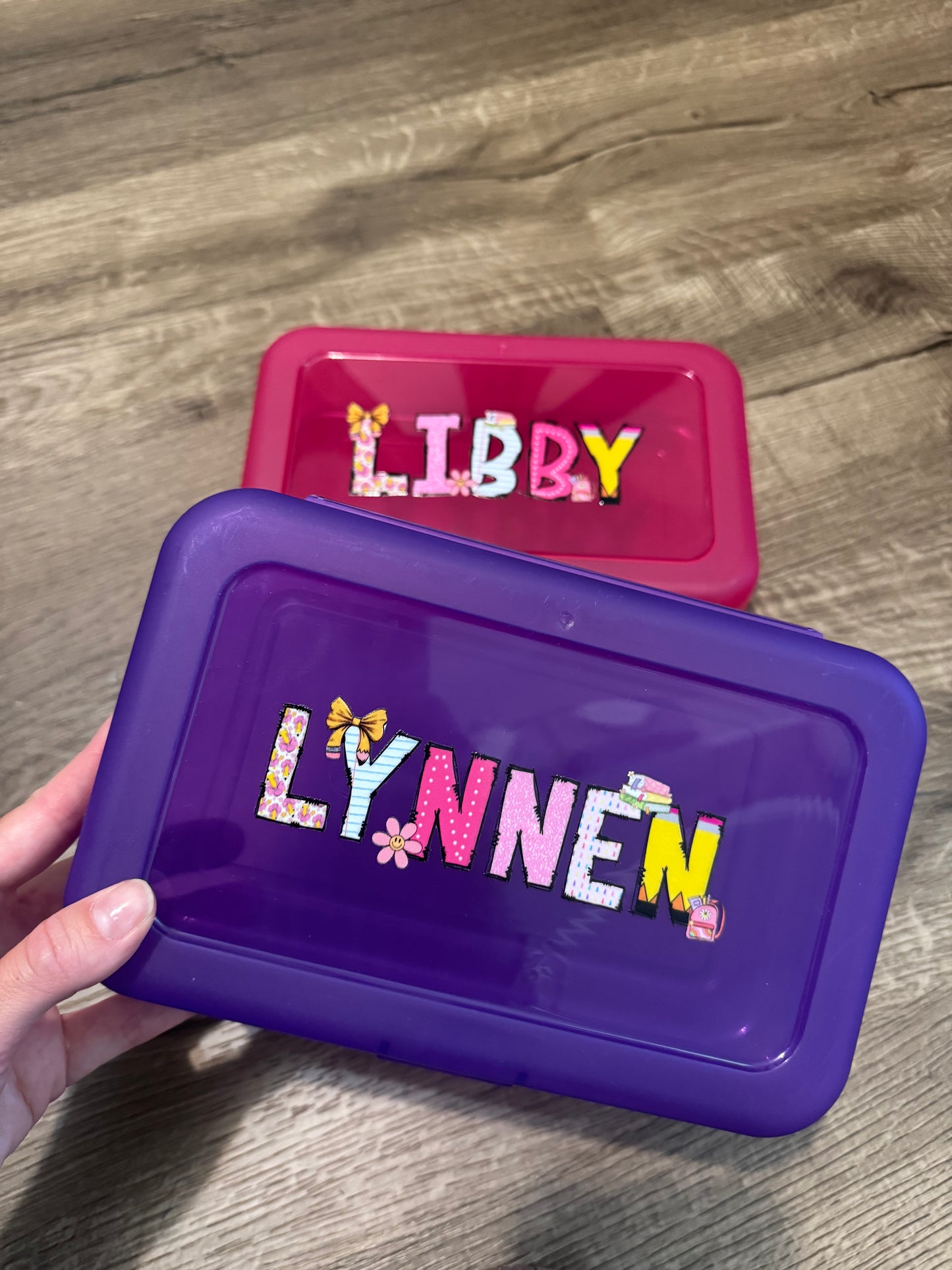 Back to school pencil boxes