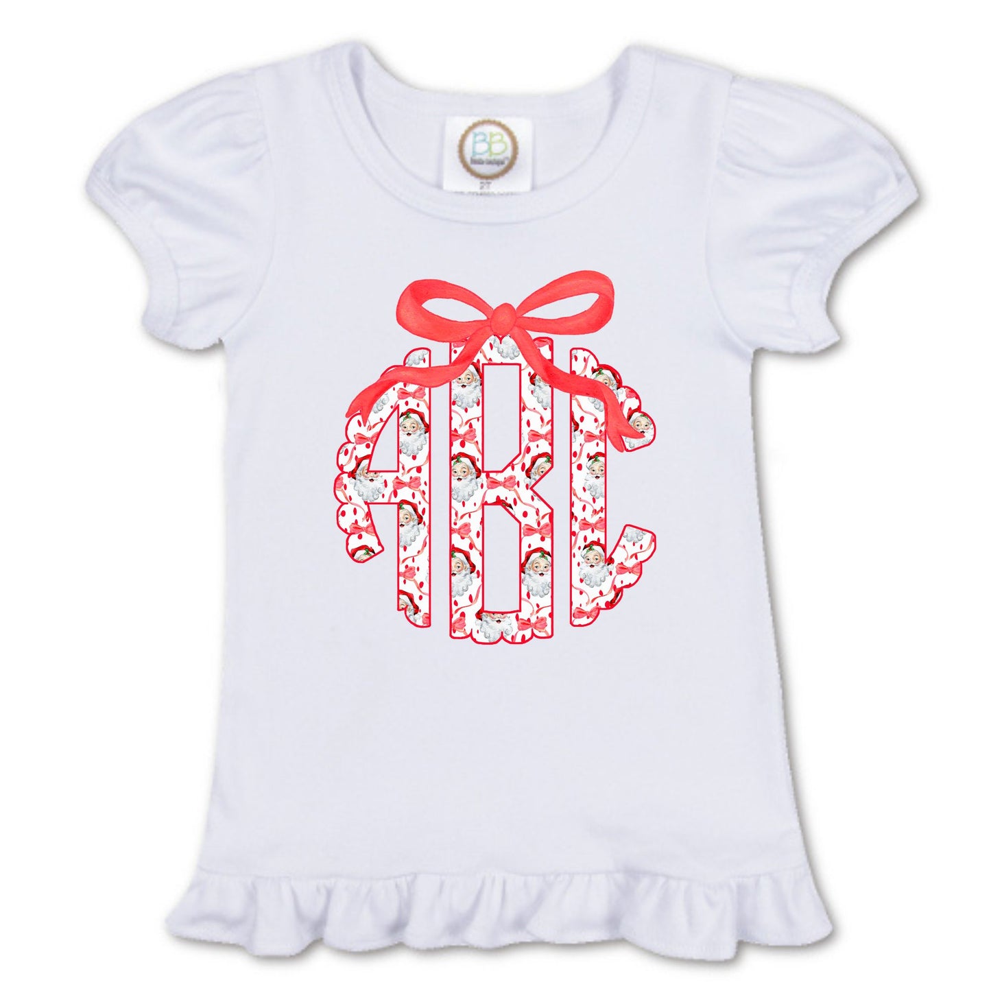 Holiday Monogram Bow Collection