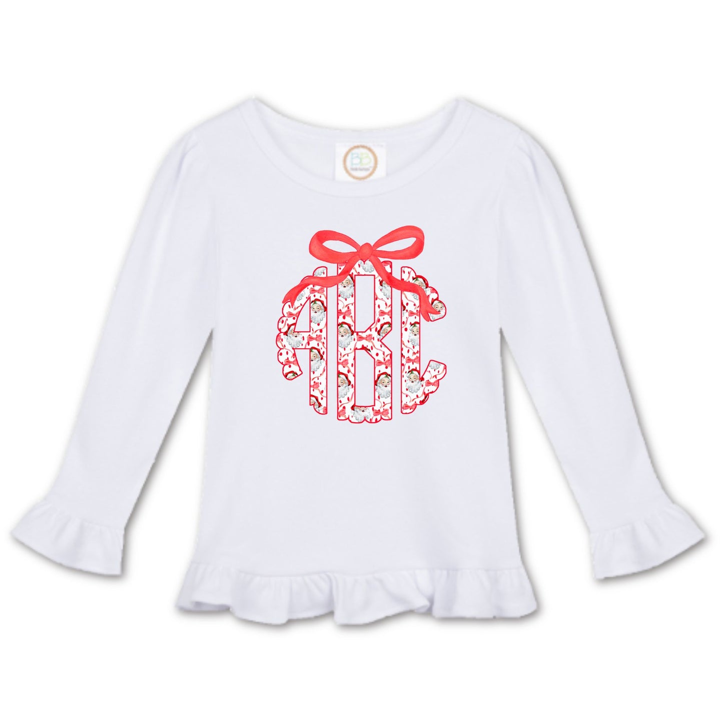 Holiday Monogram Bow Collection