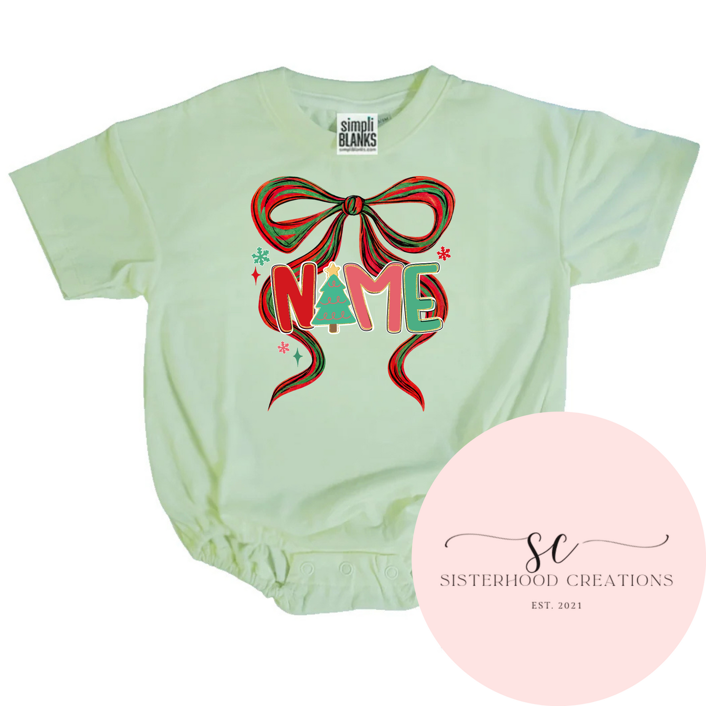 Christmas Custom Name Bubble🎄