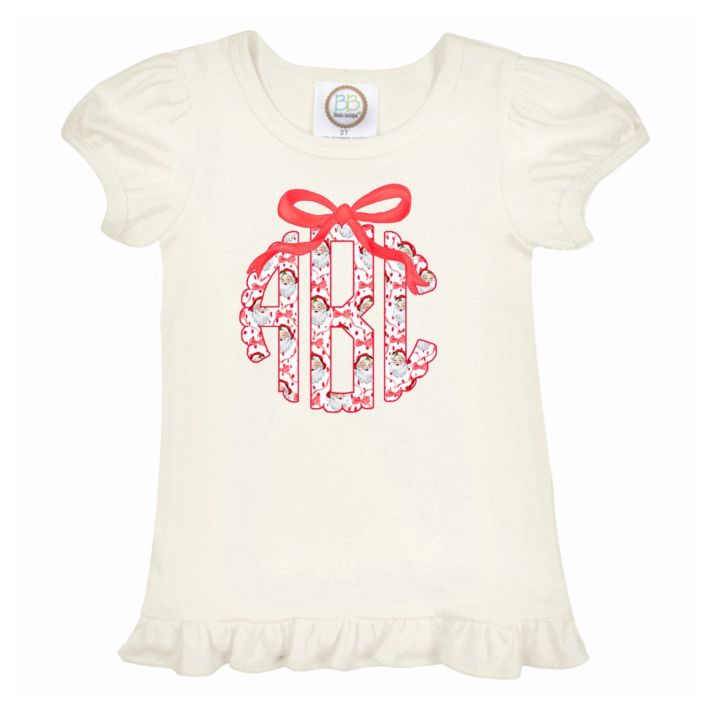 Holiday Monogram Bow Collection