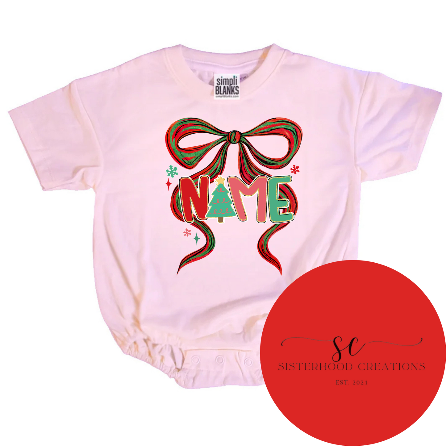 Christmas Custom Name Bubble🎄