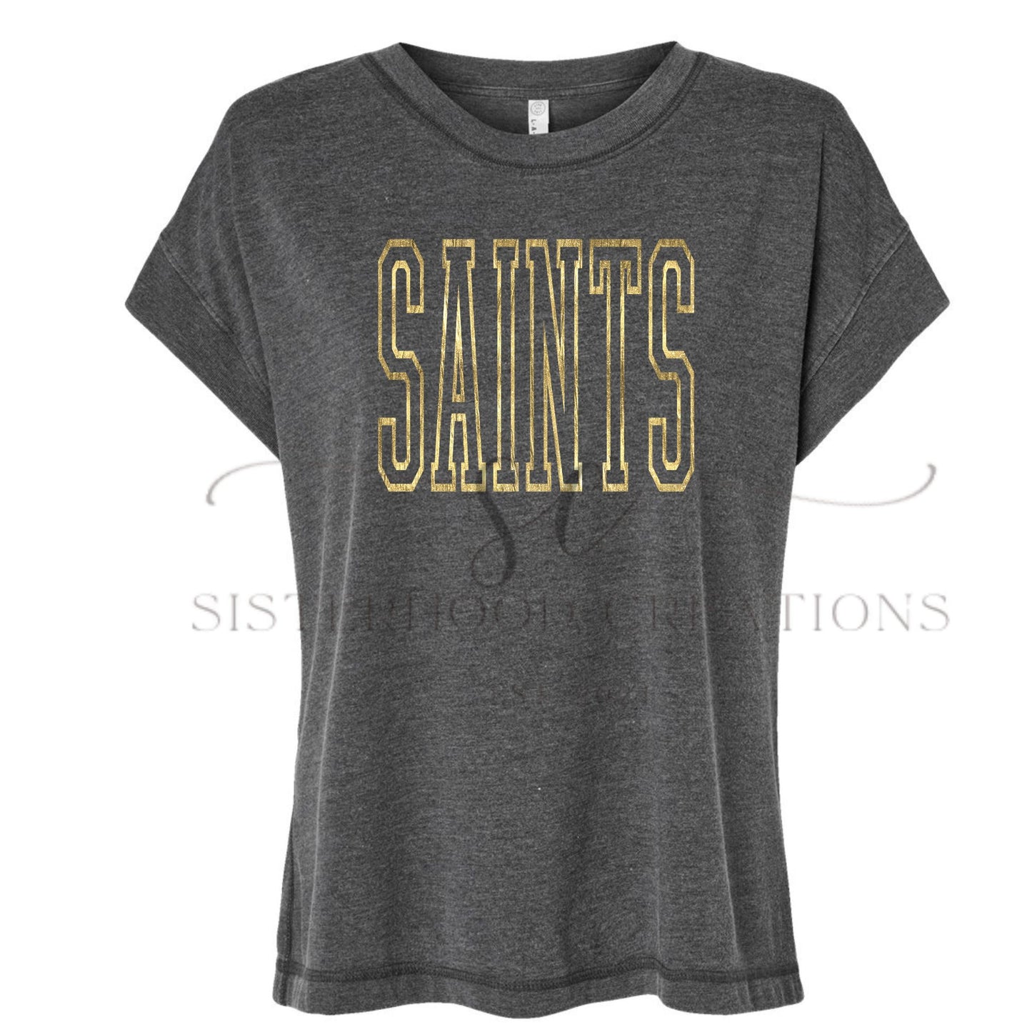 Gold Foil Varsity SAINTS