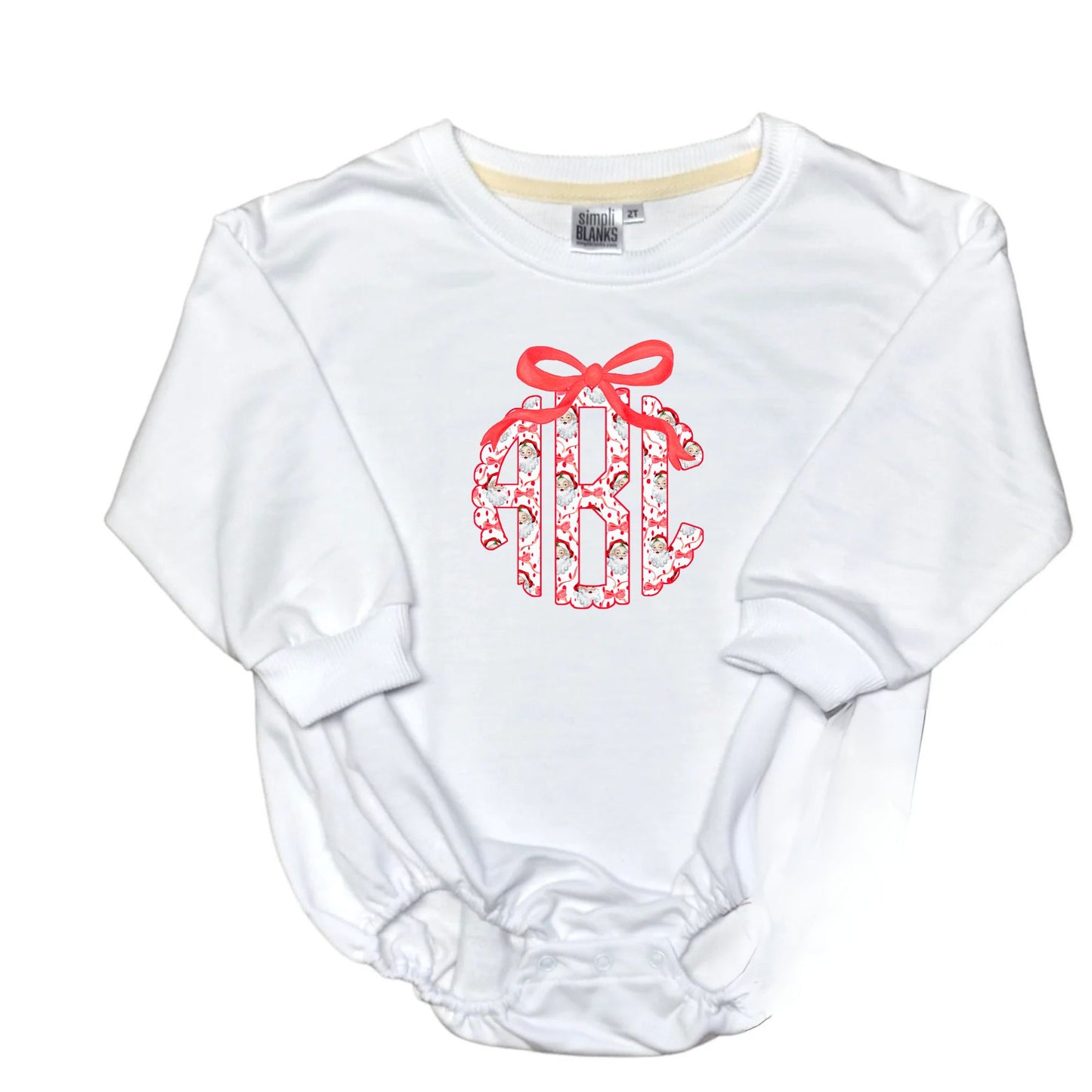 Holiday Monogram Bow Collection