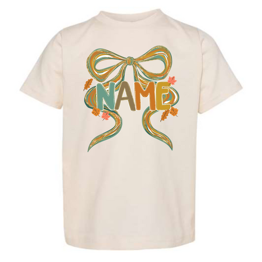 Fall Custom Name Tee🍂