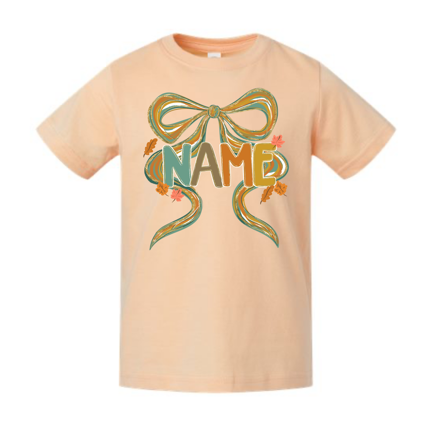 Fall Custom Name Tee🍂