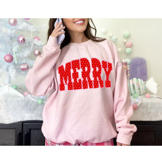 ✨ Merry Polka Dot Sweatshirt ✨