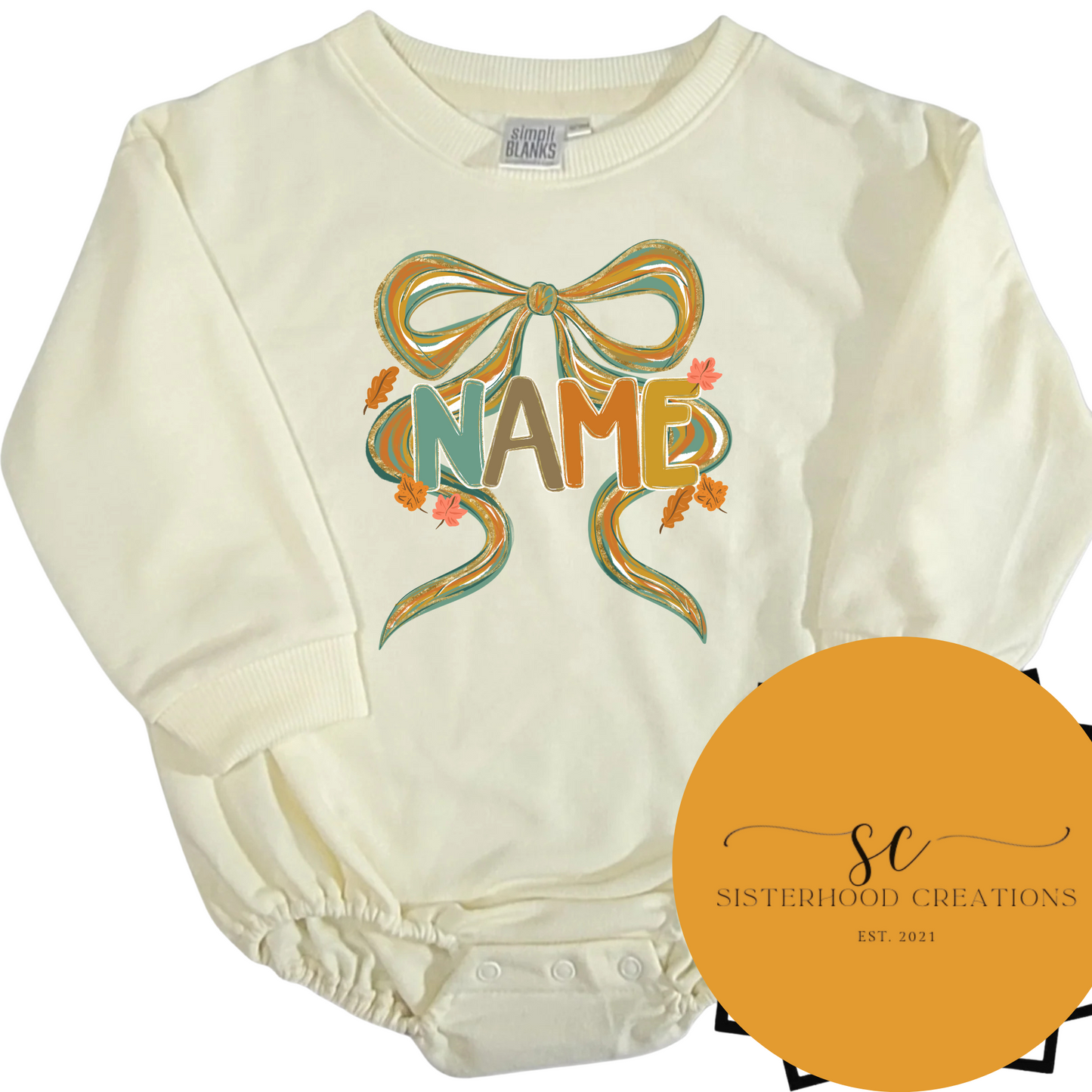 Fall Custom Name Bubble🍂