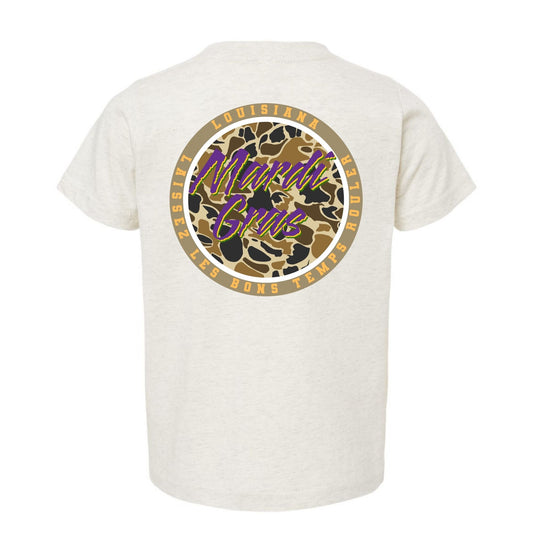 Mardi Gras Camo Tee