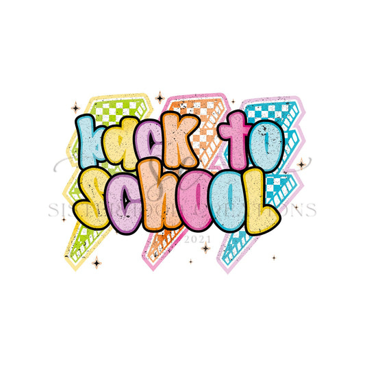 Back to School Lightening Bolt Tee