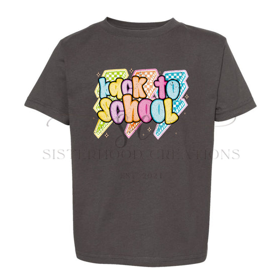 Back to School Lightening Bolt Tee