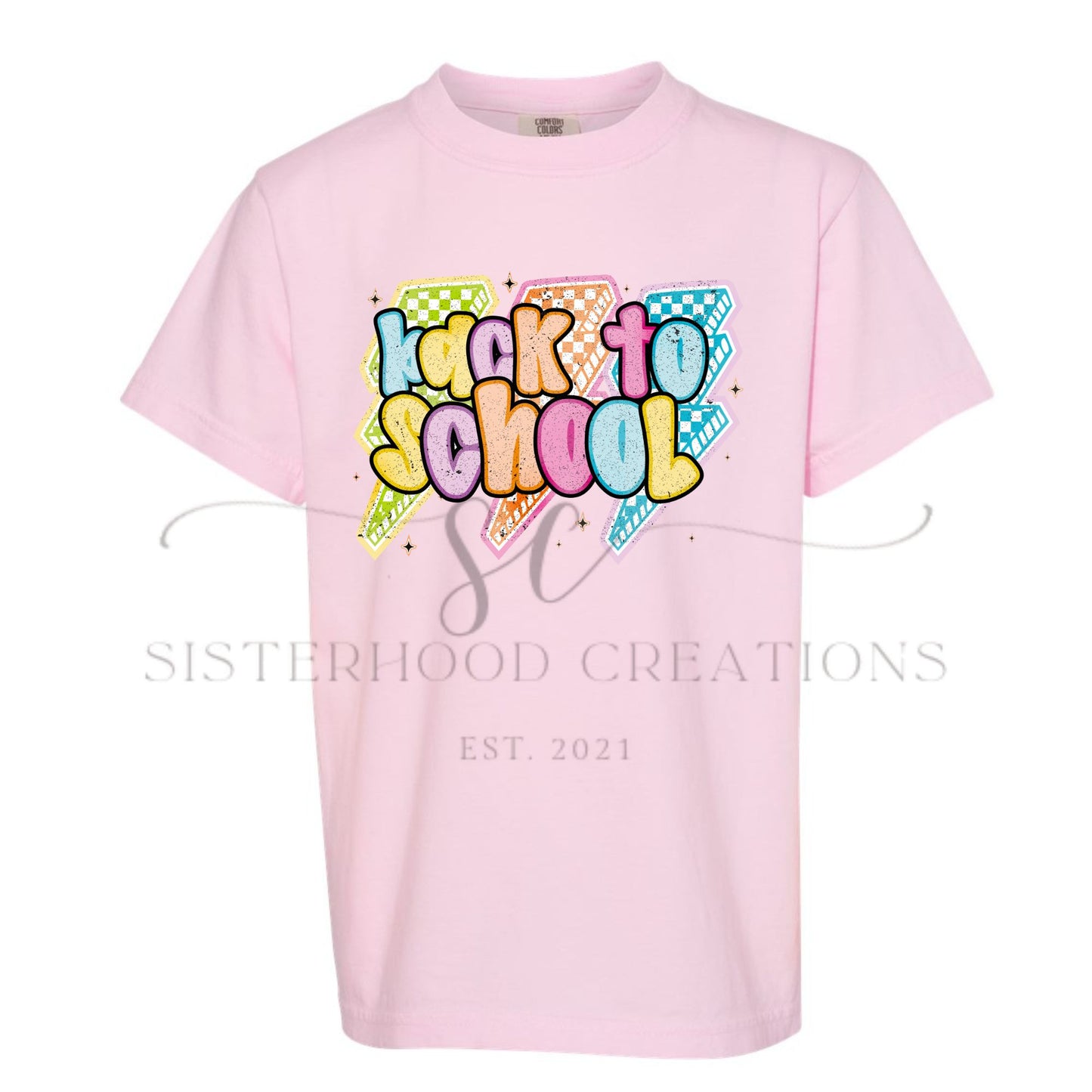 Back to School Lightening Bolt Tee