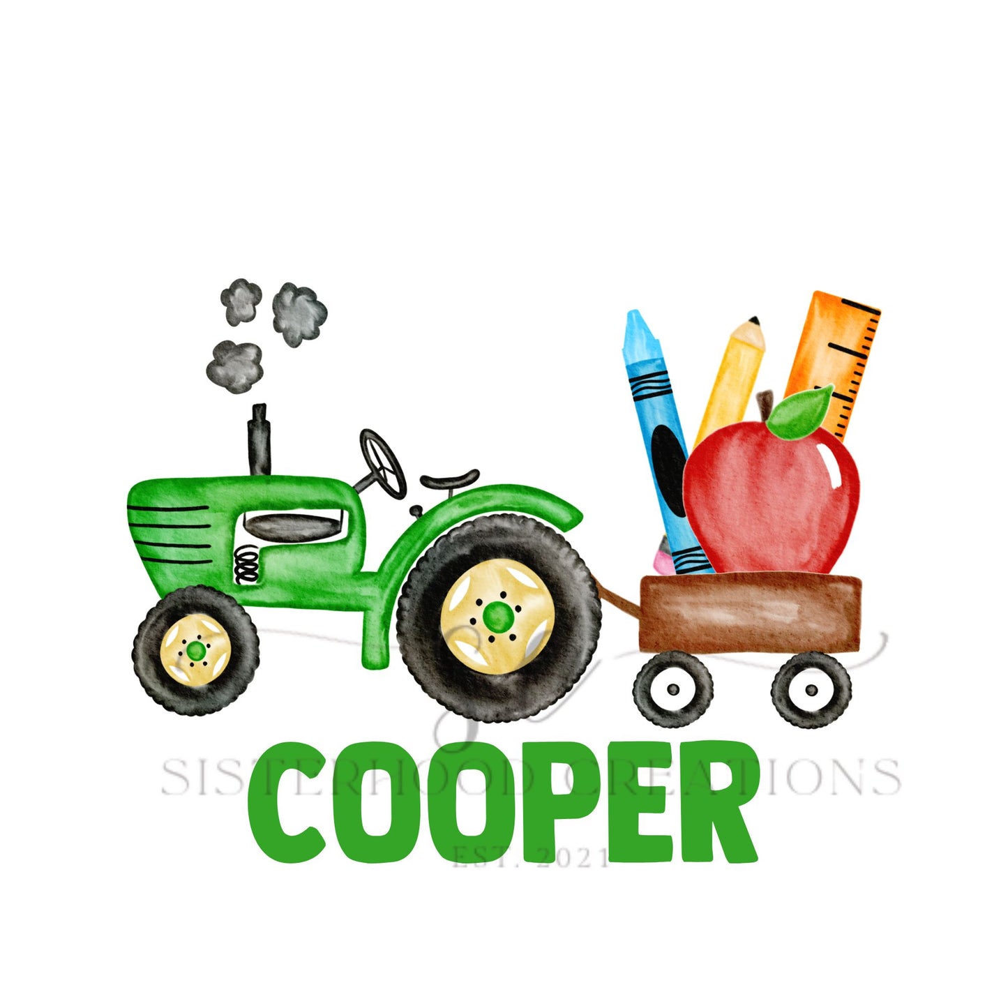 Rollin' Back to School Tractor Tee