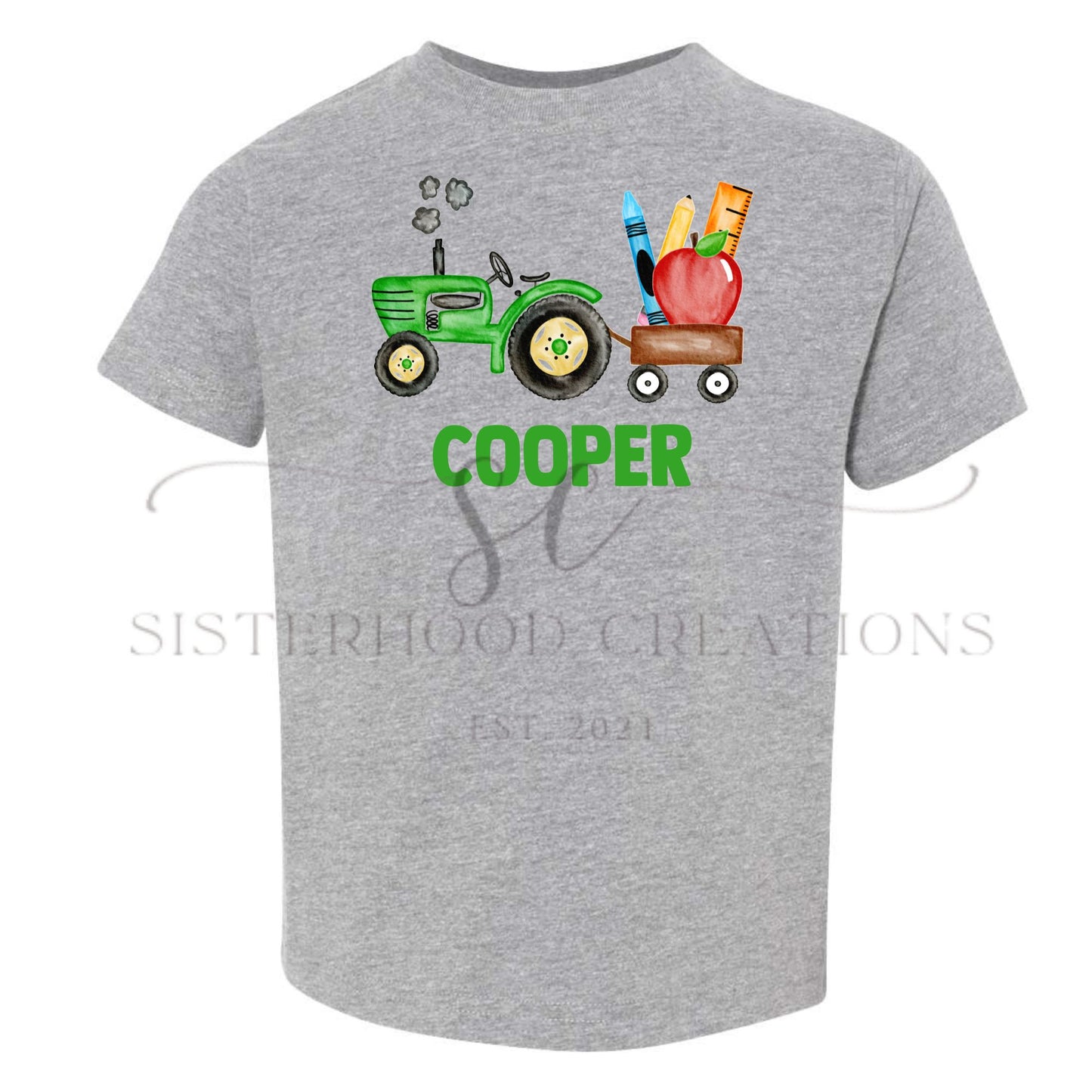 Rollin' Back to School Tractor Tee