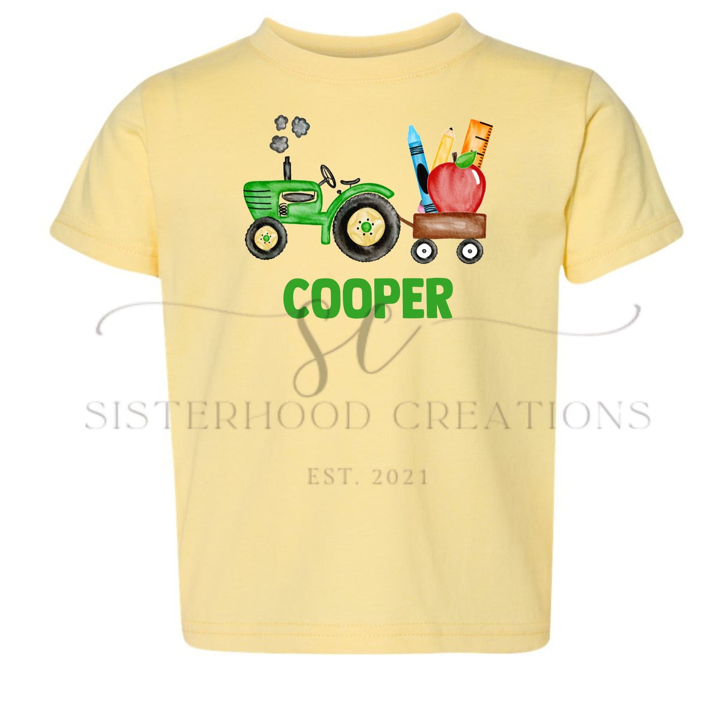 Rollin' Back to School Tractor Tee