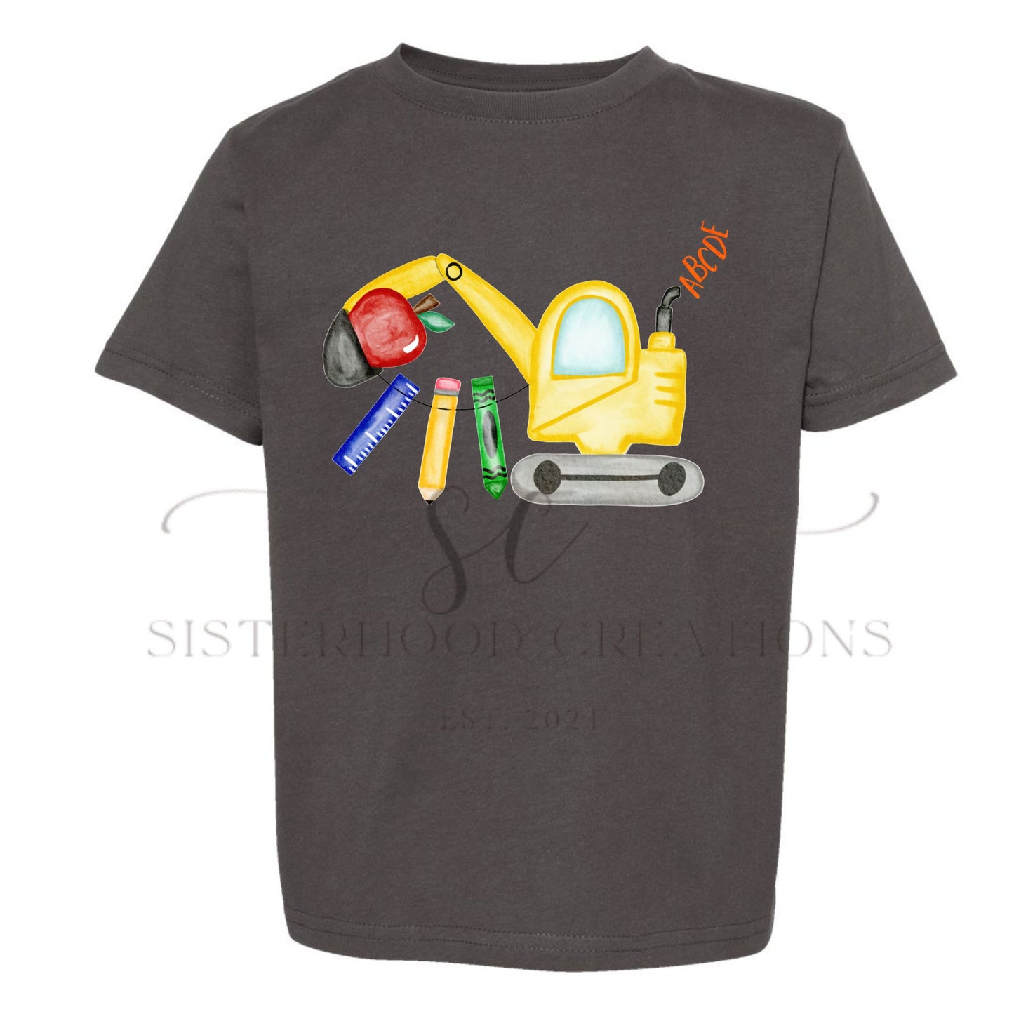 Excavator ABCs Tee