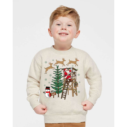 Kids Santa Hunting Sweatshirt