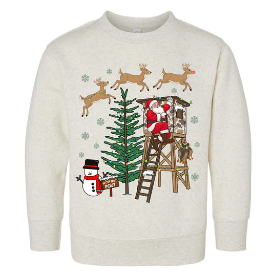 Kids Santa Hunting Sweatshirt