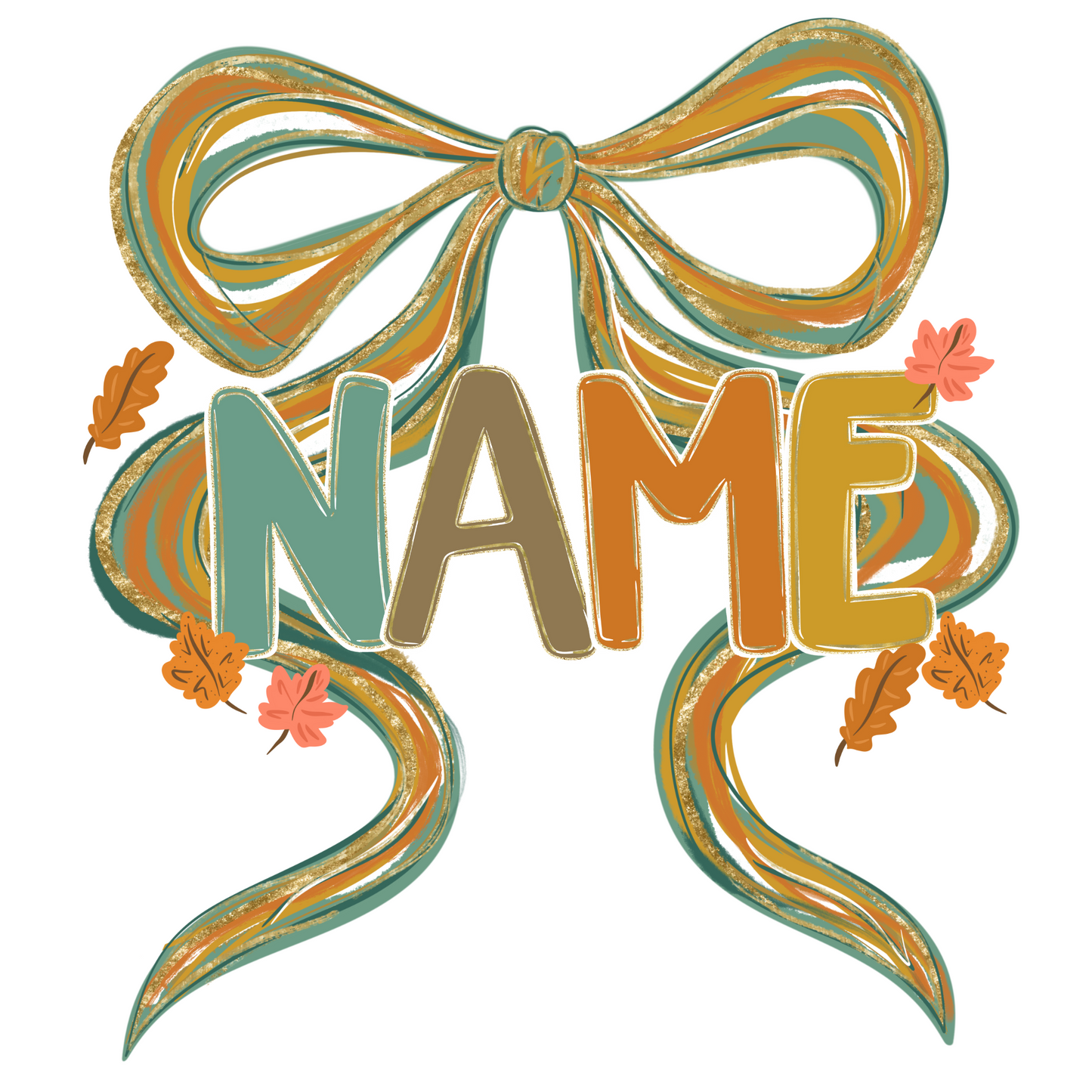 Fall Custom Name Tee🍂