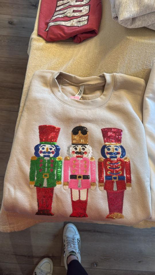 Nutcracker patch sweatshirt