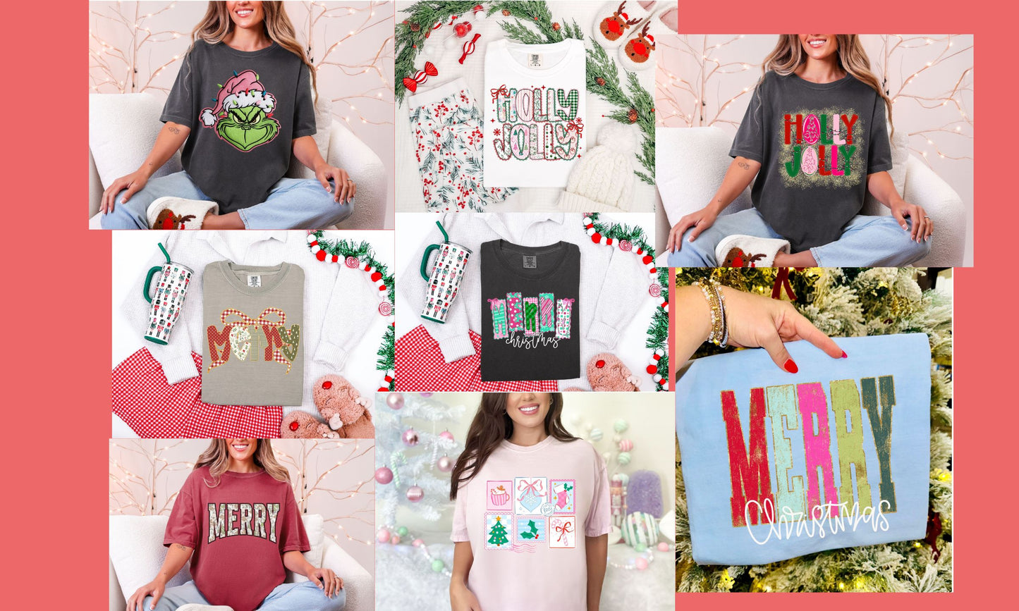 MYSTERY COMFORT COLORS CHRISTMAS TEES