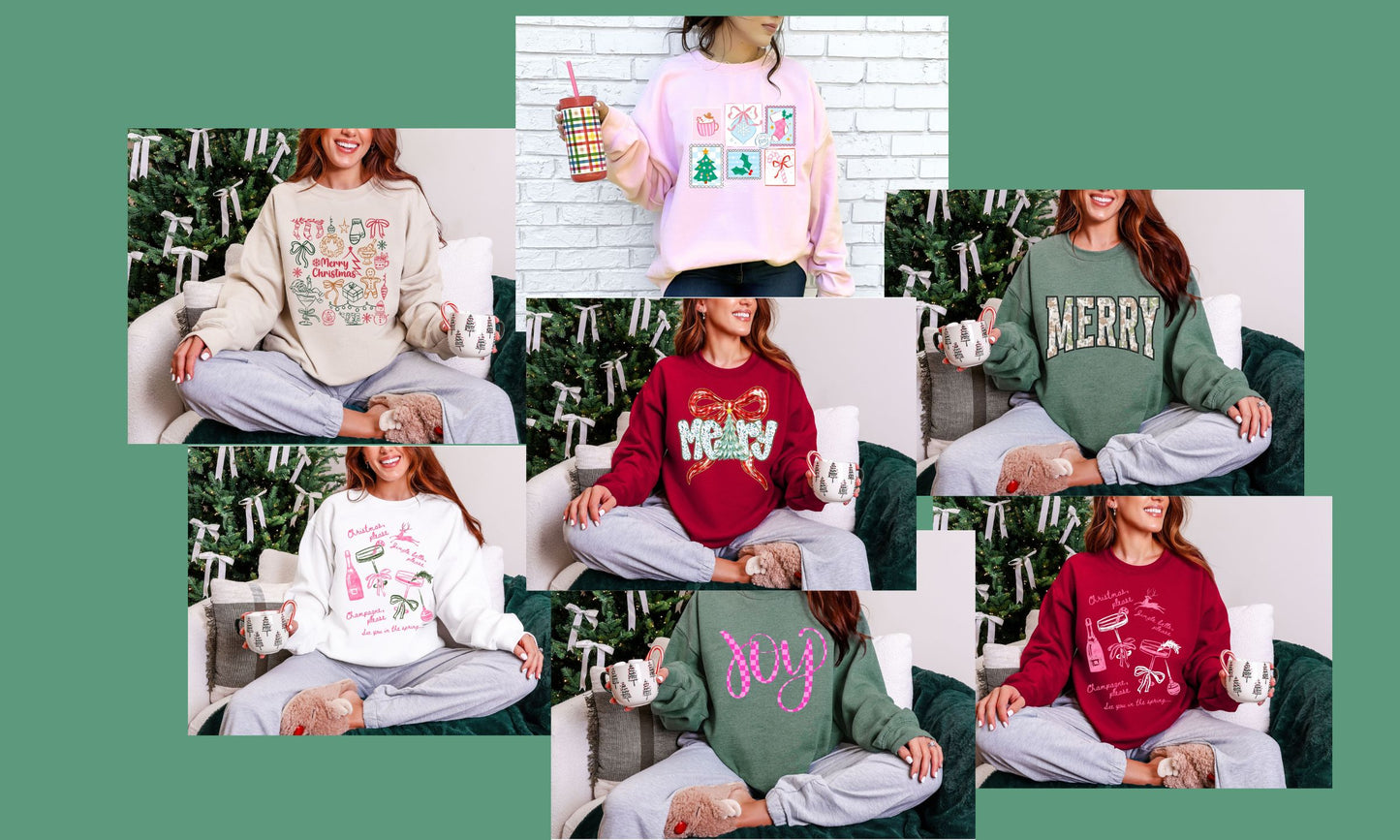 MYSTERY CHRISTMAS SWEATSHIRTS