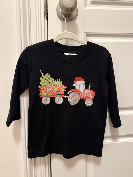 Christmas Tractor Long Sleeve