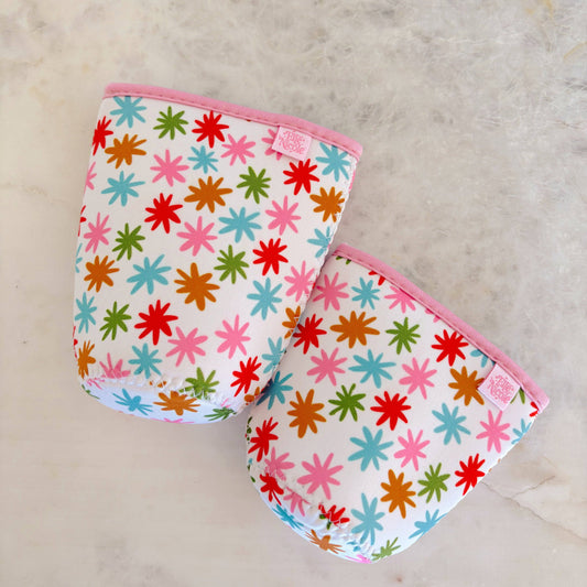 Coffee Cup Cover - Rainbow Stars - Iced Drink Sleeve