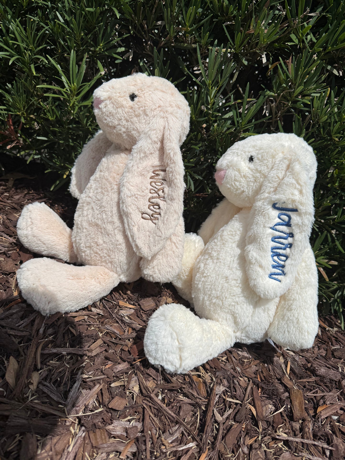 Embroidered Name Bunny