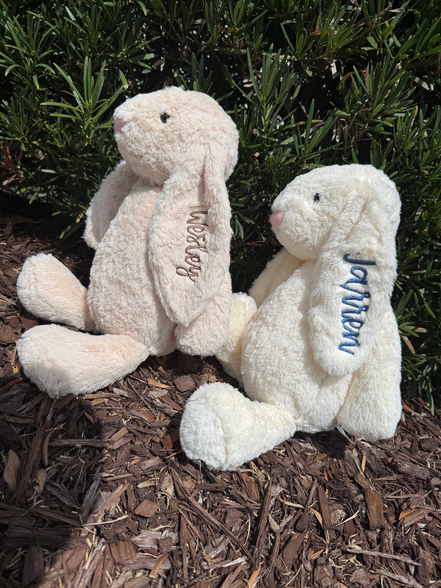 Embroidered Name Bunny