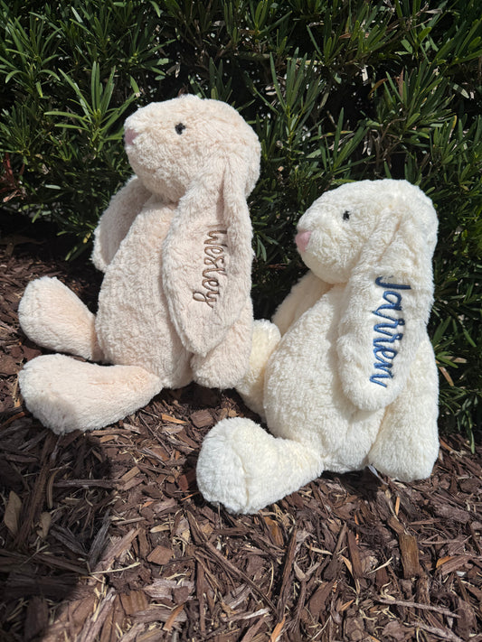 Embroidered Name Bunny
