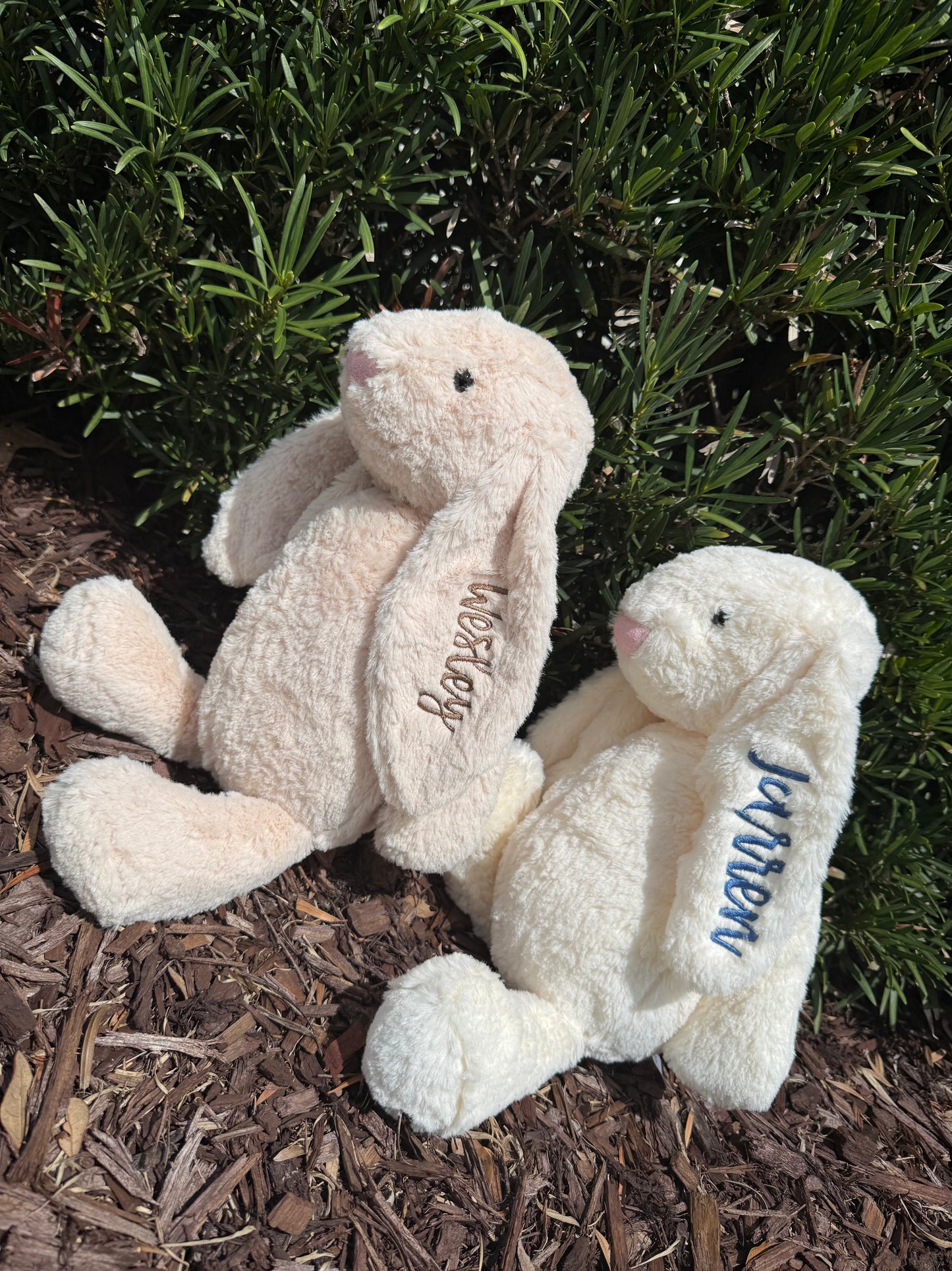 Embroidered Name Bunny