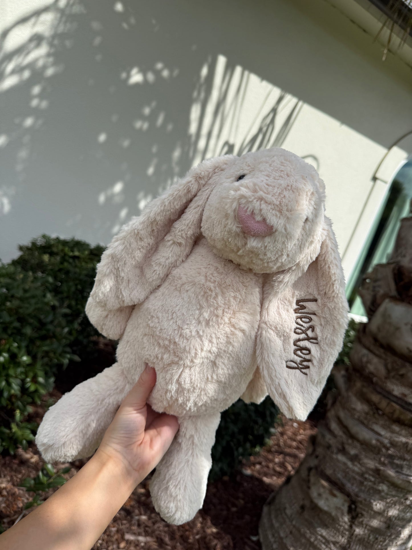 Embroidered Name Bunny