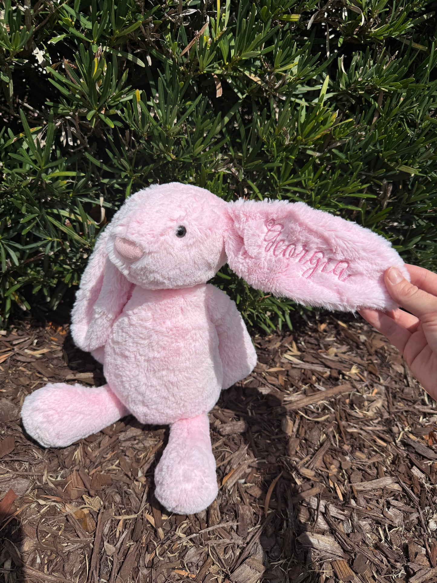 Embroidered Name Bunny